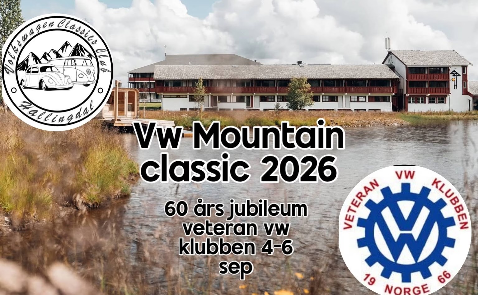 Mountain VW Classic 2026 – Veteran VW Klubbens 60-årsjubileum